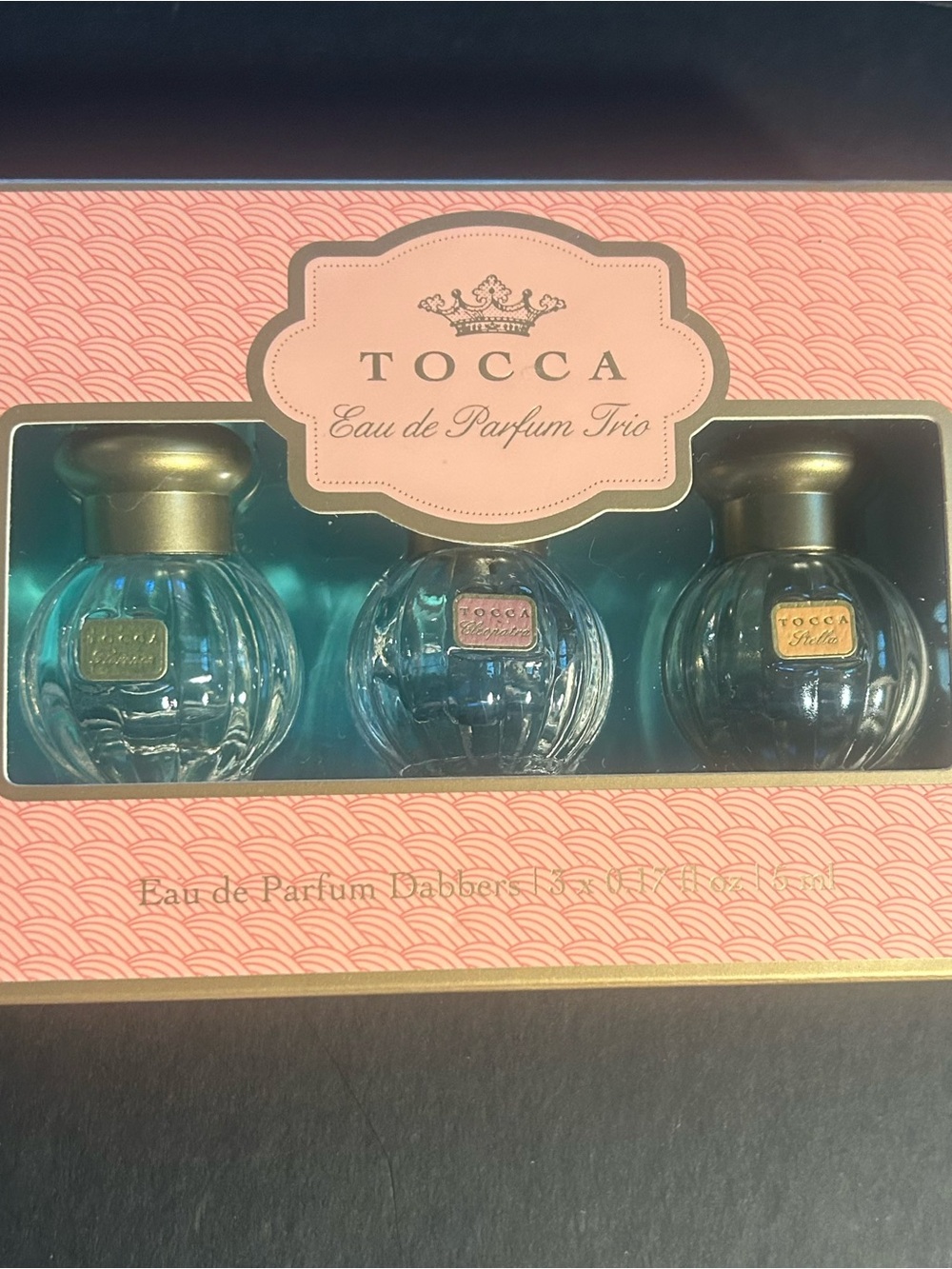 Tocca Eau De Parfum Travel Trio Florence, Stella, & Cleopatra 0.17 oz each NIB